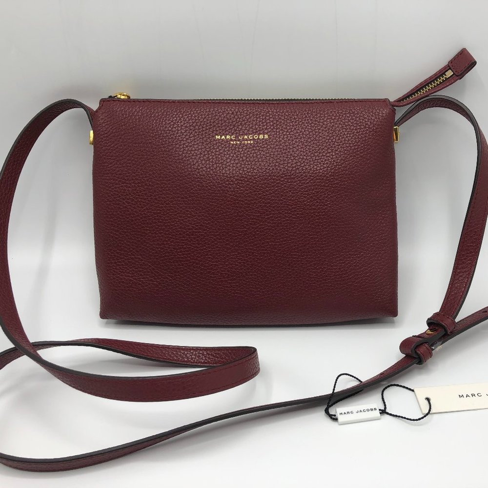 NWT M0013555 Marc Jacobs Leather Crossbody Bag